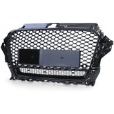 NEU Sport Kühlergrill Wabengrill Grill Schwarz Glanz für Audi A3 8V 12-16